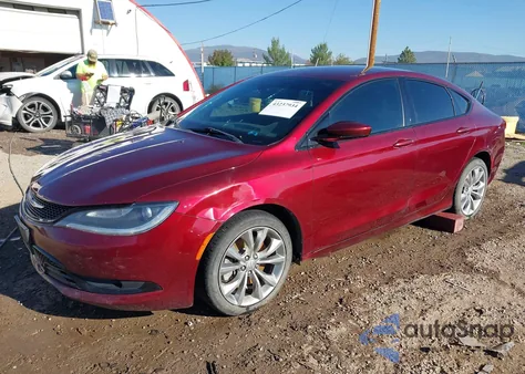 2015 Chrysler 200 S from USA, damaged, VIN 1C3CCCDG0FN718144